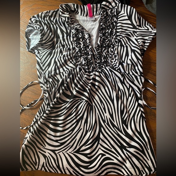 Tops - zebra print top